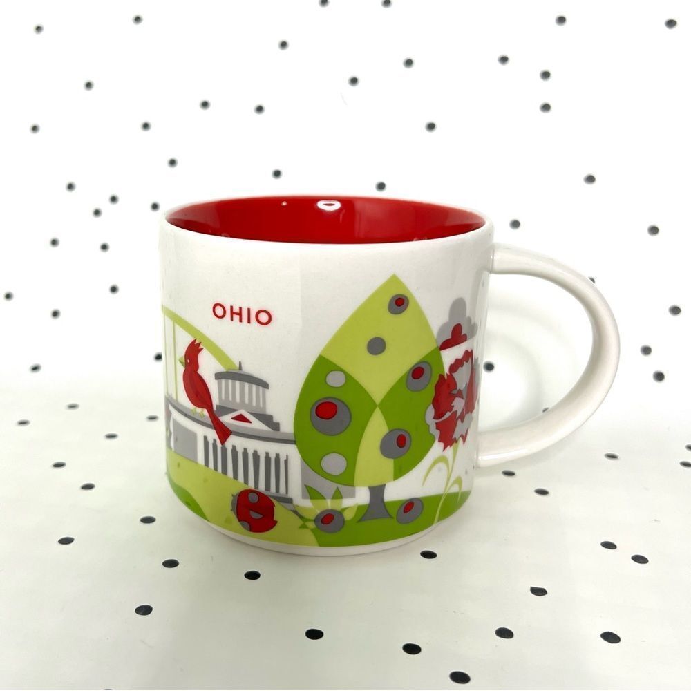 ☕️ STARBUCKS ☕️ OHIO State YOU ARE HERE collection mug sold out rare